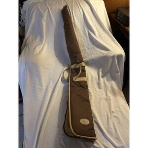 Allen USA Padded Soft Rifle Gun Case 53” Long Shotgun Padded Canvas - Brown Zip